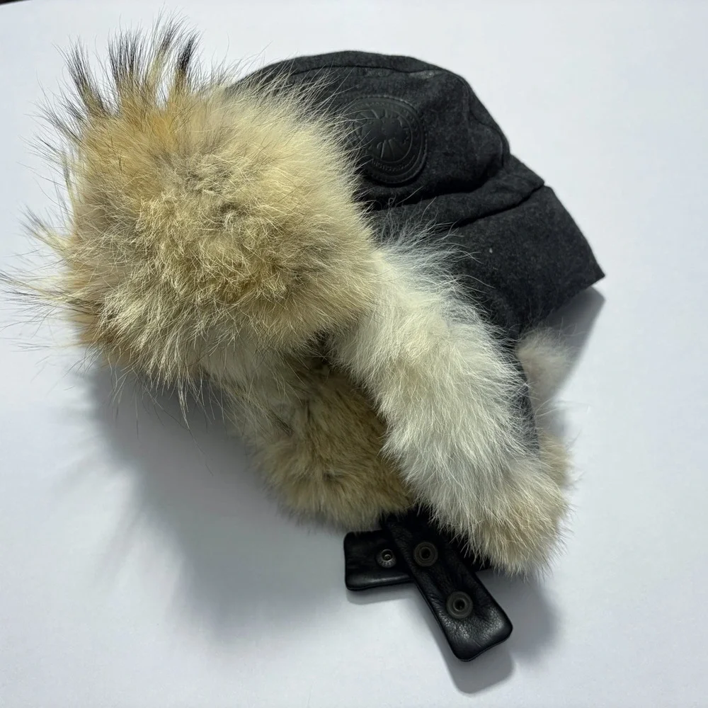 Canada Goose LORO PIANA Pilot Aviator Hat Down Fill Air Canada Size L/XL - Picture 1 of 16